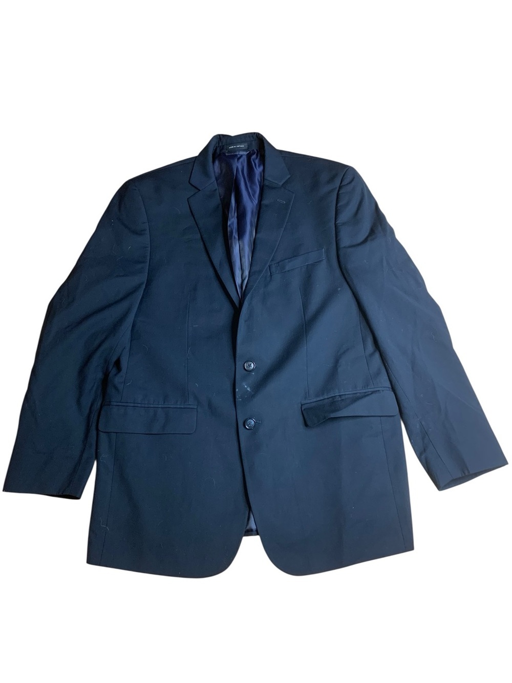 Sean John Navy Blue Two-Button Suit Blazer Jacket - Size 42R
